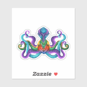 Exotic Octopus Klistermärken