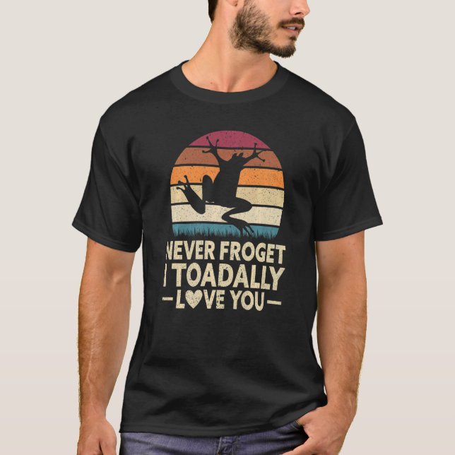 Exotic Pet Toad Animal Herpetology Frog T Shirt (Framsida)