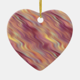 Exotic Plumeria Vågigt Struktur Julgransprydnad Keramik