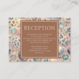 Exotic Posh Reception Details Enclosure Cards Tilläggskort