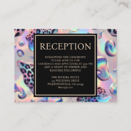 Exotic Posh Reception Details Enclosure Cards Tilläggskort