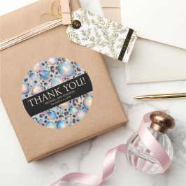 Exotic Posh Wedding Stickers Runt Klistermärke