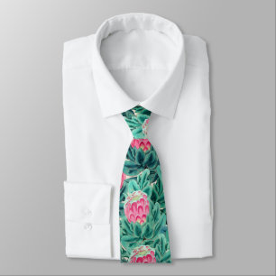 Exotic Protea Flowers Mönster Slips