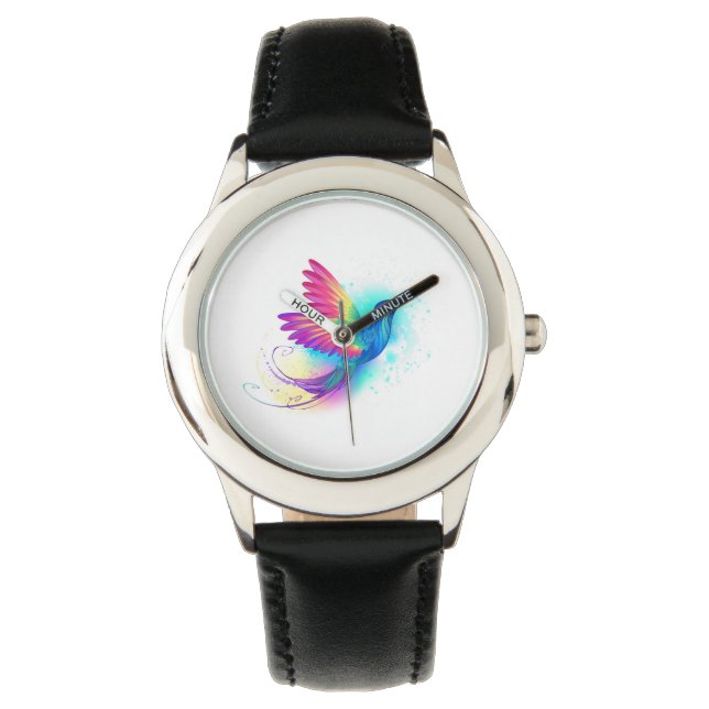 Exotic Rainbow Hummingbird Armbandsur (Framsida)