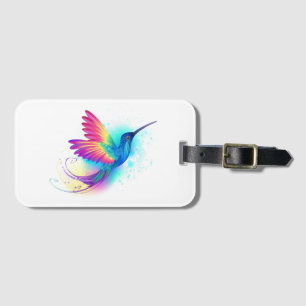 Exotic Rainbow Hummingbird Bagagebricka