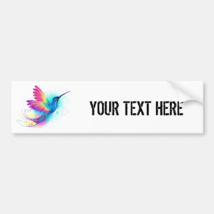 Exotic Rainbow Hummingbird Bildekal