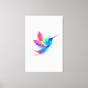 Exotic Rainbow Hummingbird Canvastryck