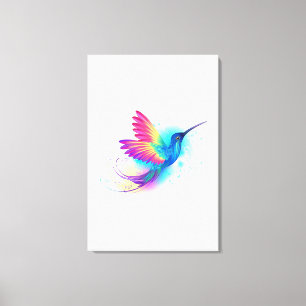 Exotic Rainbow Hummingbird Canvastryck