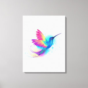 Exotic Rainbow Hummingbird Canvastryck