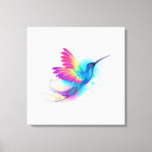 Exotic Rainbow Hummingbird Canvastryck