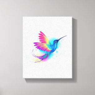 Exotic Rainbow Hummingbird Canvastryck