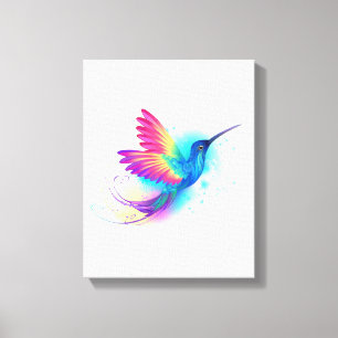 Exotic Rainbow Hummingbird Canvastryck