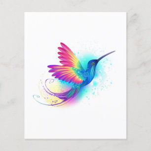 Exotic Rainbow Hummingbird Flygblad