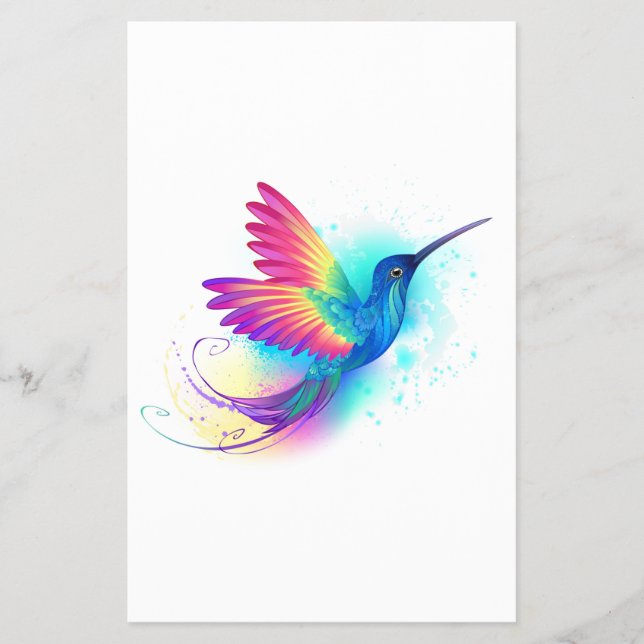 Exotic Rainbow Hummingbird Flygblad (Framsidan)