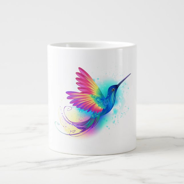 Exotic Rainbow Hummingbird Jumbo Mugg (Framsidan)