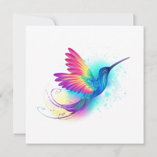 Exotic Rainbow Hummingbird Kort