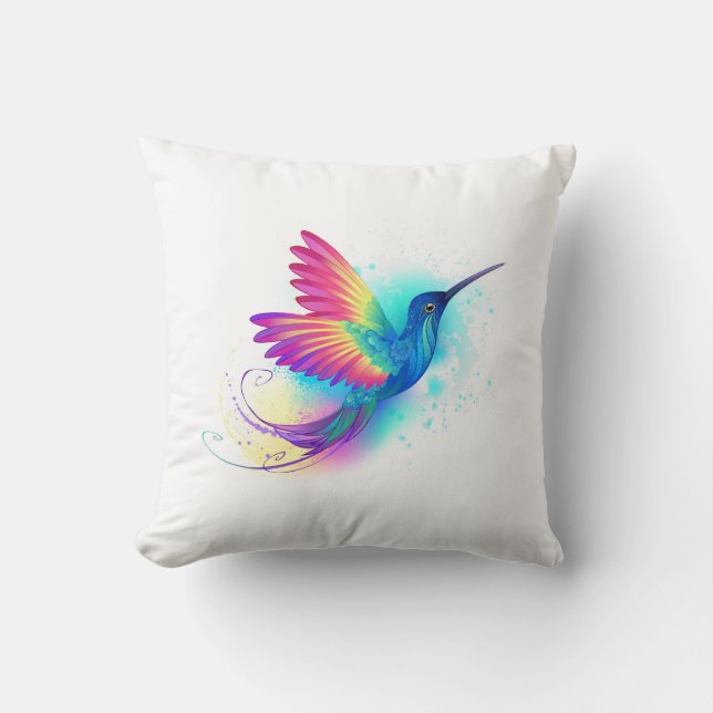 Exotic Rainbow Hummingbird Kudde (Framsida)