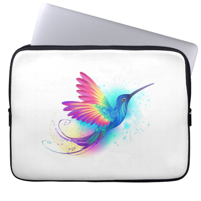 Exotic Rainbow Hummingbird Laptop Fodral (Framsidan)