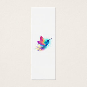 Exotic Rainbow Hummingbird Litet Visitkort