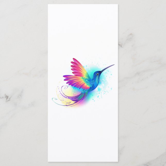 Exotic Rainbow Hummingbird Meny (Framsida)