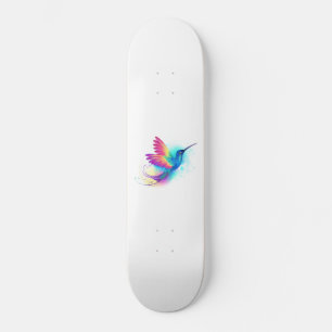 Exotic Rainbow Hummingbird Mini Skateboard Bräda 18,5 Cm