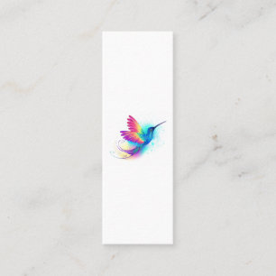 Exotic Rainbow Hummingbird Mini Visitkort