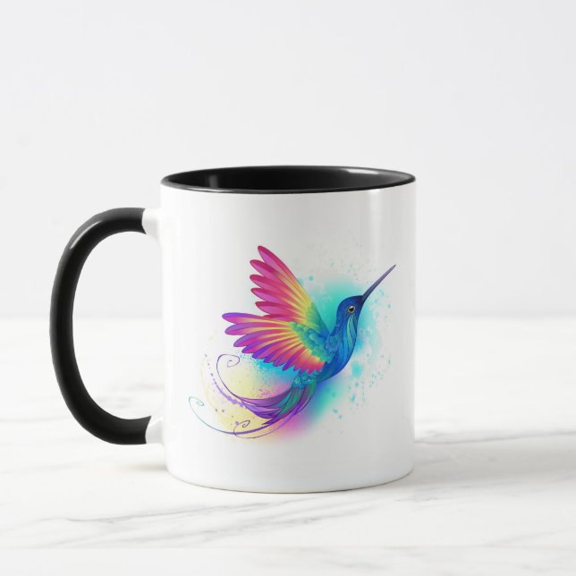 Exotic Rainbow Hummingbird Mugg (Vänster)