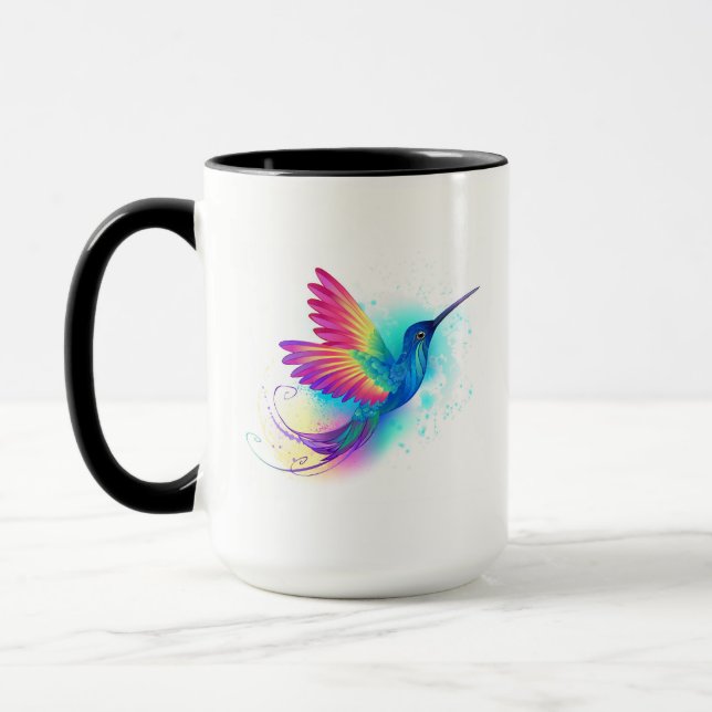 Exotic Rainbow Hummingbird Mugg (Vänster)