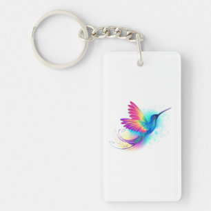 Exotic Rainbow Hummingbird Nyckelring