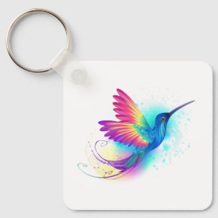 Exotic Rainbow Hummingbird Nyckelring