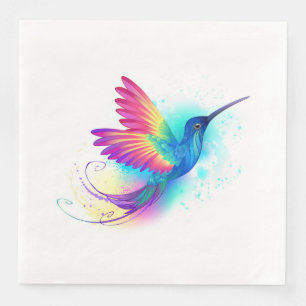 Exotic Rainbow Hummingbird Pappersservett