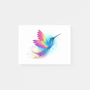 Exotic Rainbow Hummingbird Post-it Block