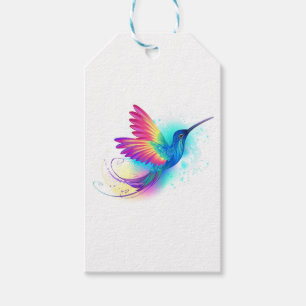 Exotic Rainbow Hummingbird Presentetikett