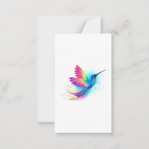 Exotic Rainbow Hummingbird Rådkort
