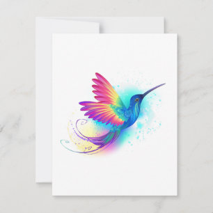Exotic Rainbow Hummingbird Spara Datumet