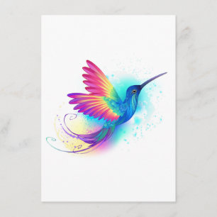 Exotic Rainbow Hummingbird Tilläggskort