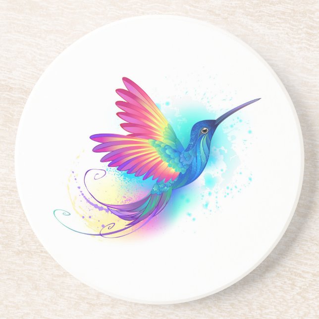 Exotic Rainbow Hummingbird Underlägg (Framsidan)