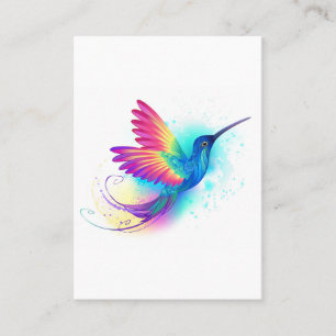 Exotic Rainbow Hummingbird Visitkort