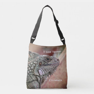 Exotic Reptile Iguana Pet Animal Personalize Axelväska
