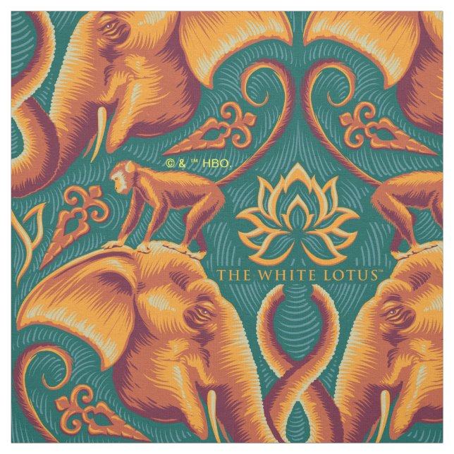 Exotic Safari Tapestry Mönster - White Lotus Tyg (Provkarta)