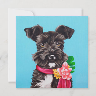 Exotic Schnauzer Inbjudningar
