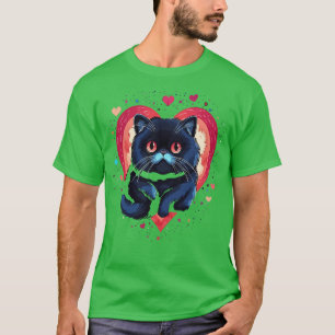 Exotic Shorthair Alla hjärtans dag T Shirt
