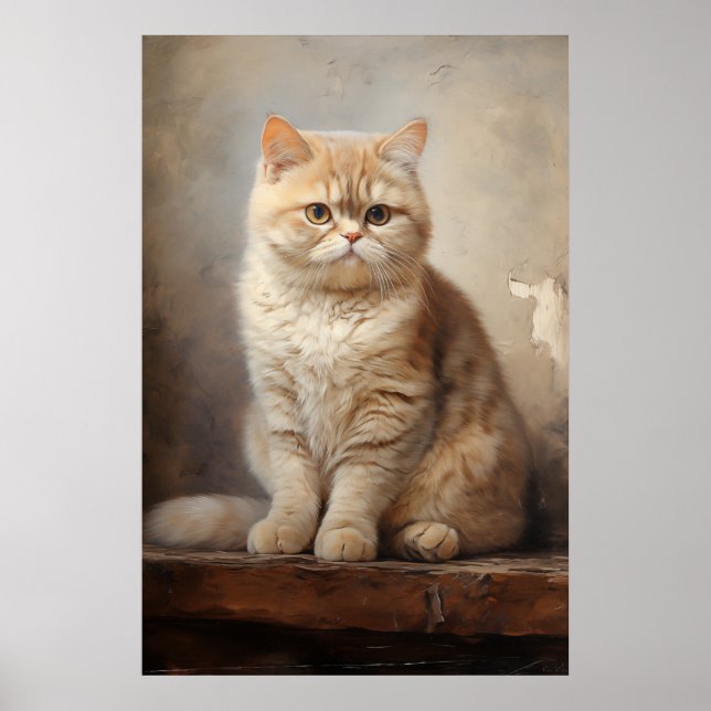 Exotic Shorthair cat Poster (Framsidan)
