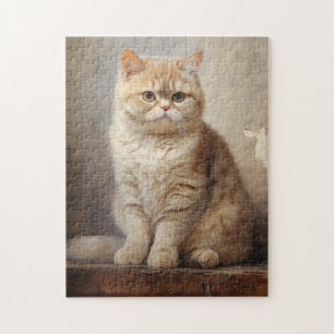 Exotic Shorthair cat Pussel