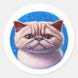 Exotic Shorthair Cat Runt Klistermärke
