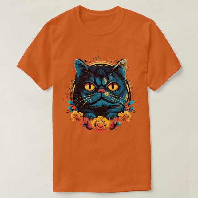 Exotic Shorthair Smiling T Shirt (Design framsida)
