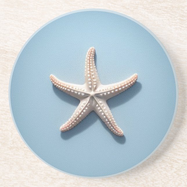 Exotic Starfish with Blue Background Underlägg (Framsidan)