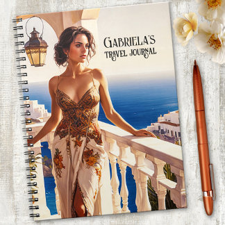 Exotic Summer Travel Journal Anteckningsbok