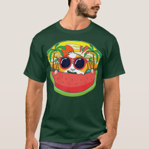 Exotic Sunset Watermelon Sunglasses Funny Guinea P T Shirt