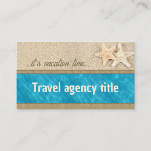 Exotic Travel Agency Affärskort Visitkort